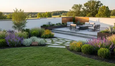 Landscaping team providing professional landscape design services in Columbia, MO