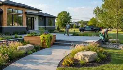 Landscaping service in Columbia, MO for custom outdoor design and maintenance