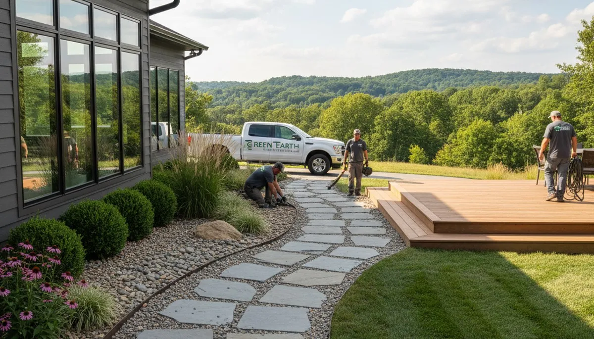 Landscaping service in Columbia, MO for professional yard design and maintenance