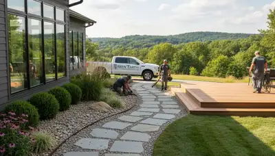 Landscaping service in Columbia, MO for professional yard design and maintenance