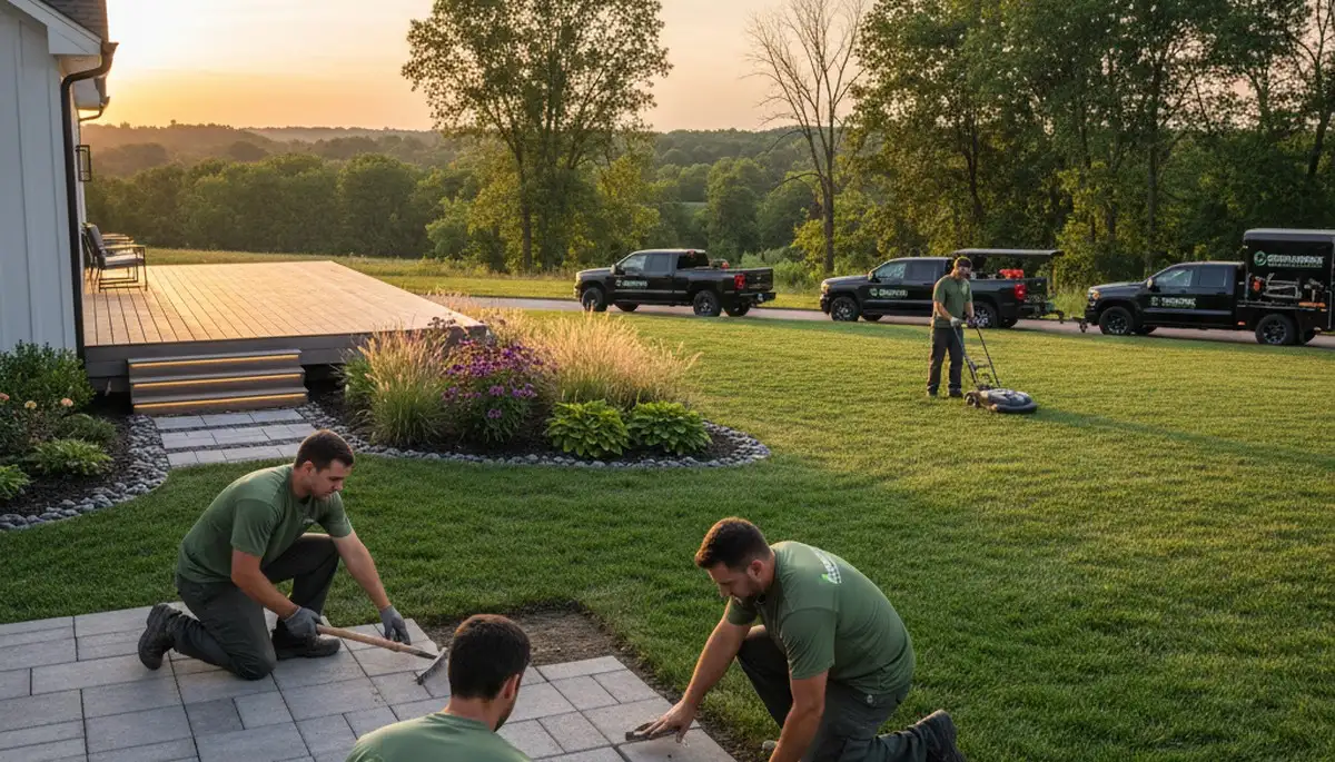 Landscaping team provides custom landscape design and installation in Columbia, MO