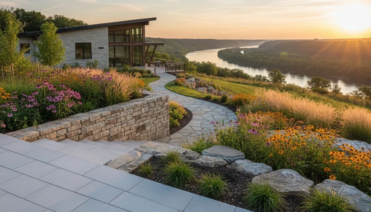 Landscaping service in Columbia, MO for custom outdoor design and lawn improvements