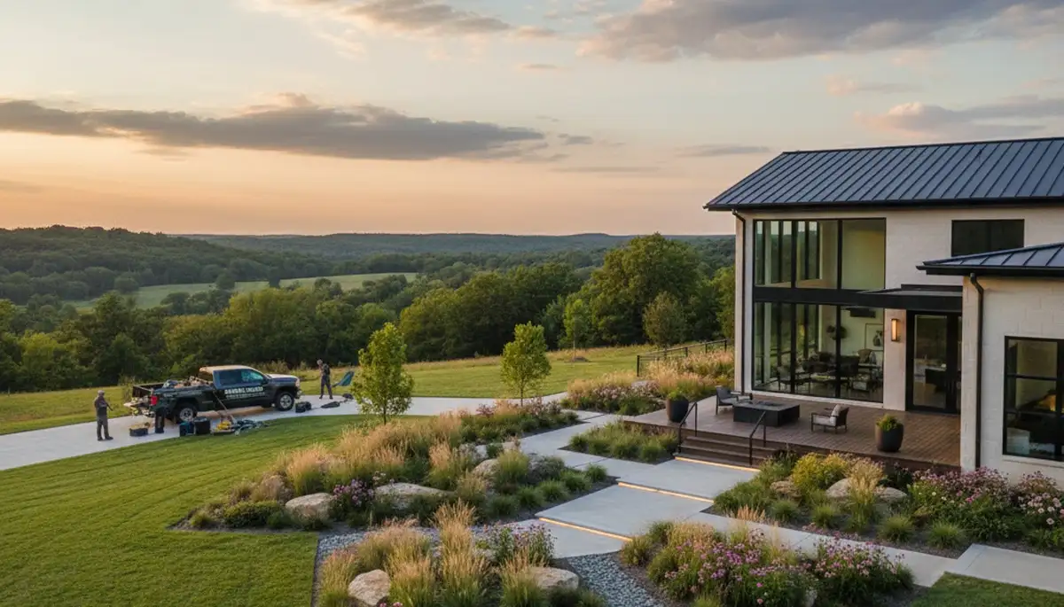 Landscaping service in Columbia, MO for custom yard design and outdoor maintenance