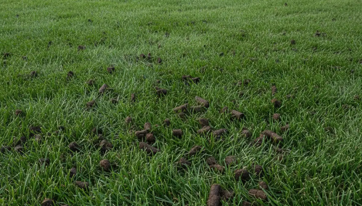 Healthy Columbia MO lawn recovering after professional aeration treatment by Chop Chop Landscaping
